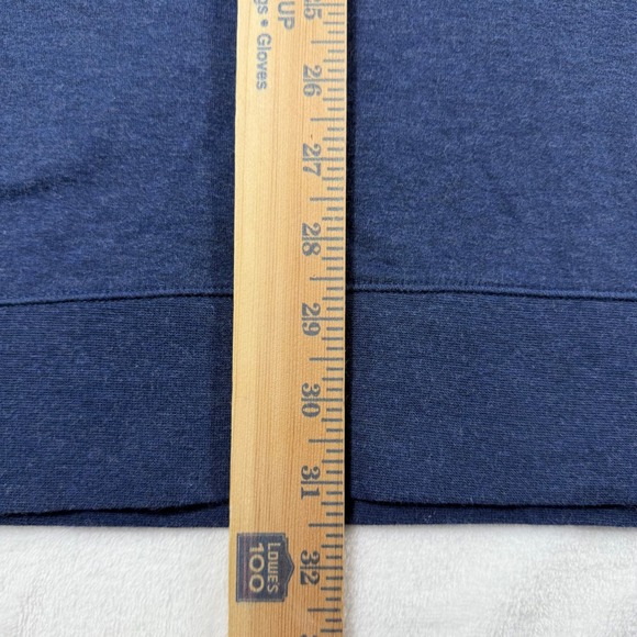 Polo Ralph Lauren Quarter Zip Pullover Mens XXL Blue Heathered Pony Logo NWT - Picture 7 of 9